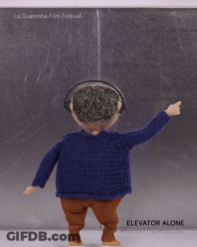 ELEVATOR ALONE By La Guarimba Film Festival GIF