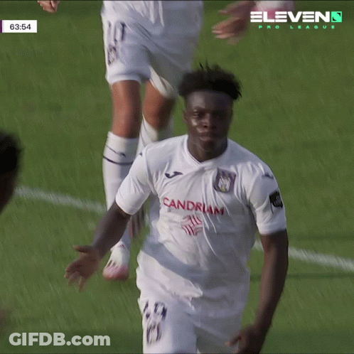 Eleven Pro League Displayed On Soccer Screen GIF
