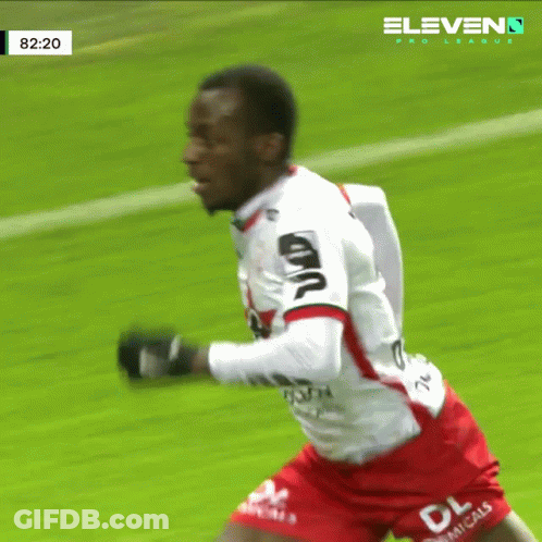 Eleven Pro League Is Displayed On The Soccer Field GIF