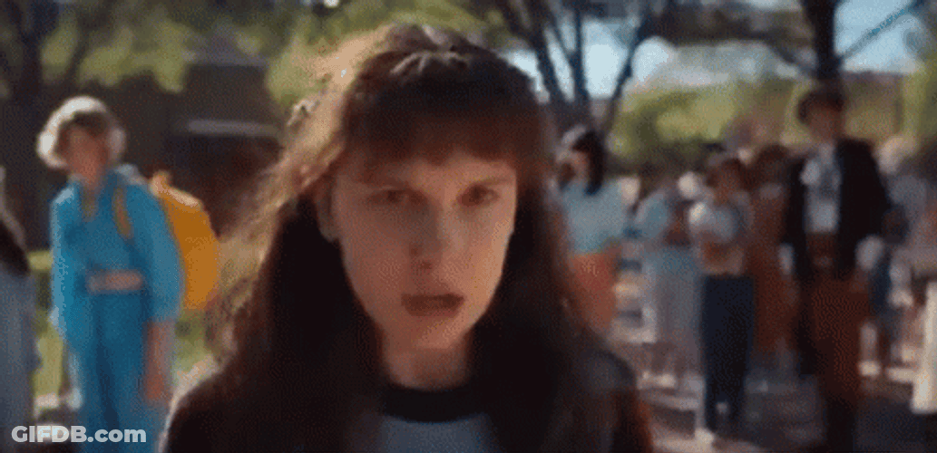 Eleven Restraining Herself From Releasing Power GIF