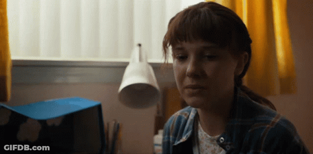 Eleven Sad Eyes Talking About Care GIF