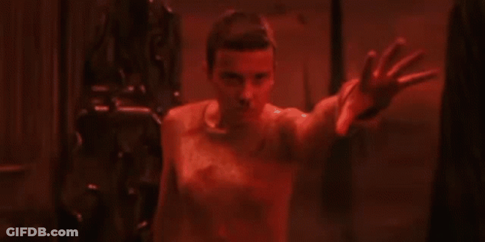 Eleven Unleashing Telekinetic Power GIF