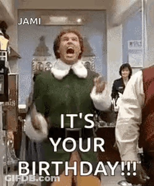Elf Birthday Meme GIF