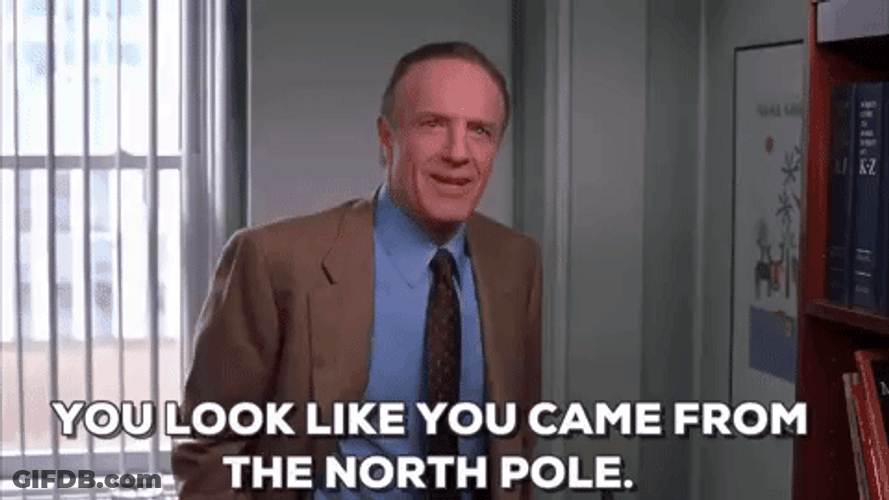Elf Dad Calm Coversation GIF