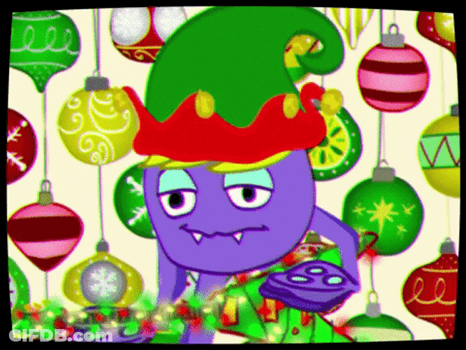 Elf Dad Christmas Guitarist GIF