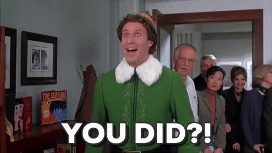 Elf Dad Excited Big Elf GIF