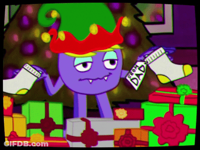 Elf Dad Surprise Gift GIF