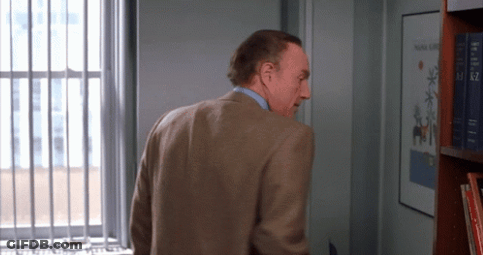 Elf Dad Turning Around GIF