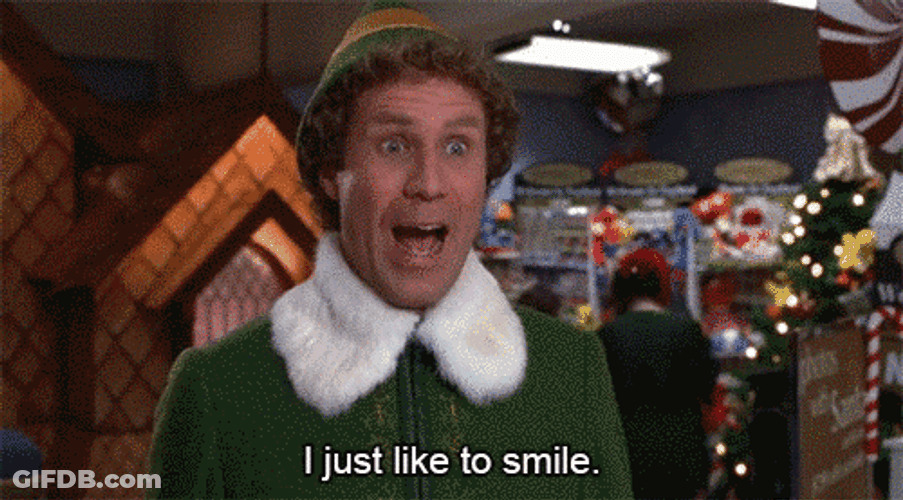 Elf Dad Wanted To Smile GIF