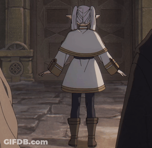 Elf Dancing Frieren Great Mage GIF