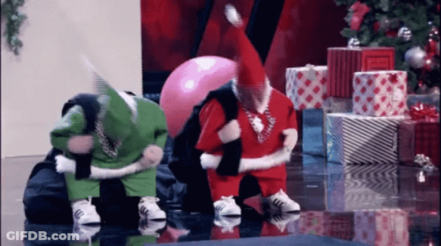 Elf Dancing Head Bang GIF