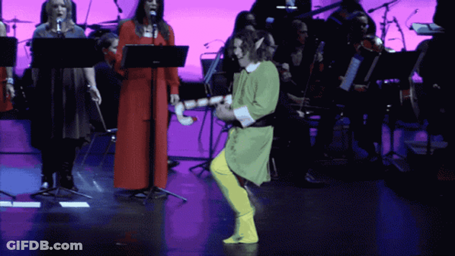 Elf Dancing Musical Performance GIF