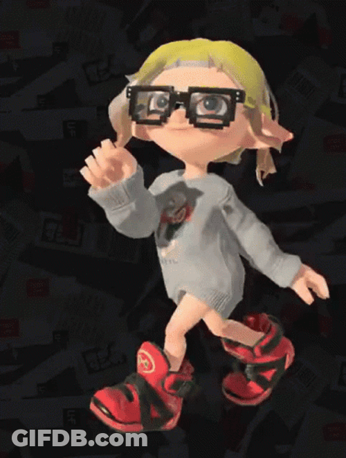 Elf Dancing Woomy Splatoon GIF