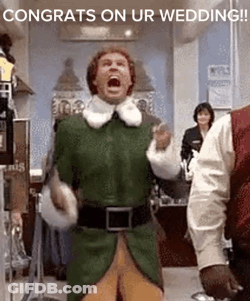 Elf Meme Congrats On Your Wedding GIF