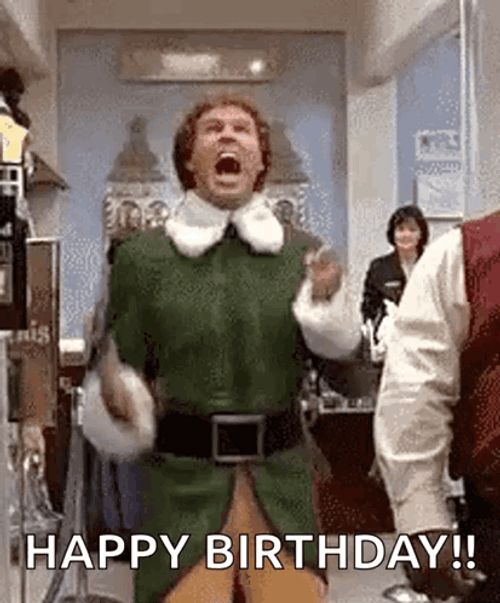 Elf Meme Happy Birthday GIF