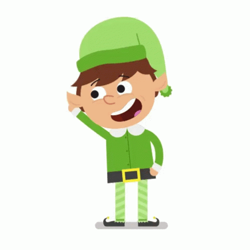 Elf On The Shelf Moving Dancing Green Suit GIF