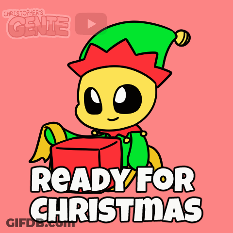 Elf Ready For Christmas GIF