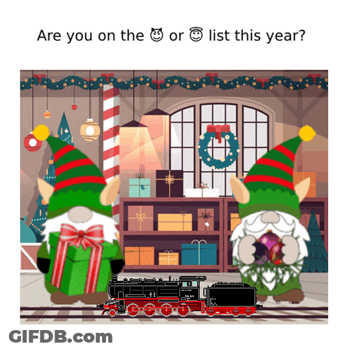 Elf Santa Animation GIF