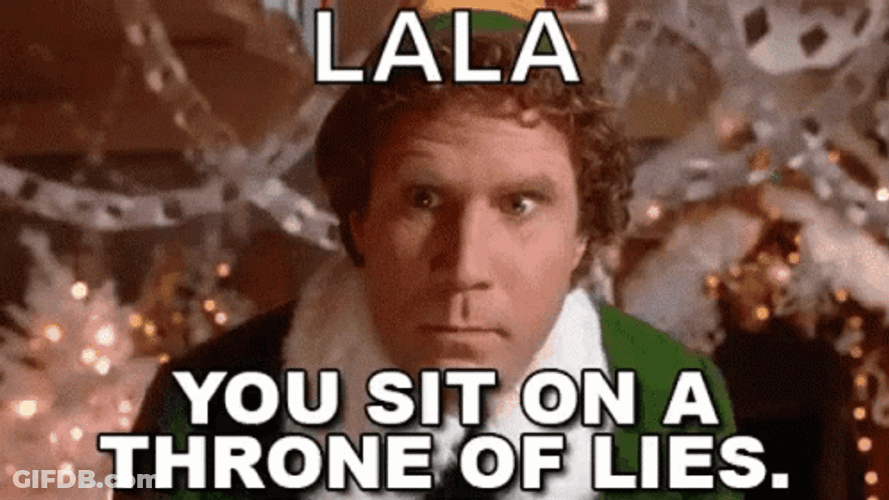 Elf  You Sit On A Throne Of Lies GIF