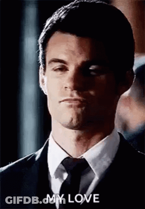Elijah Mikaelson Vampire Diaries My Love GIF
