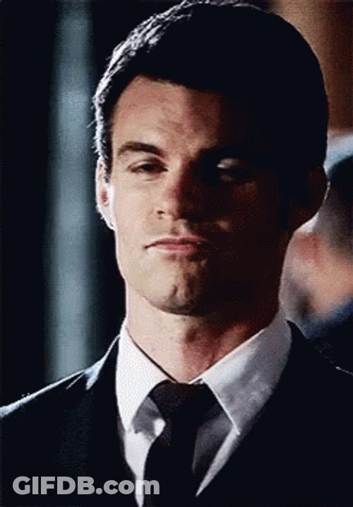 Elijah Mikaelson Vampire Diaries Smile GIF