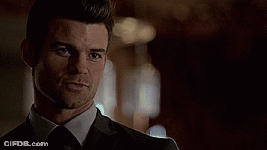 Elijah Mikaelson Vampire Diaries Talking Stare GIF