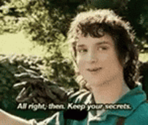 Elijah Wood Fine Keep Your Secrets GIF