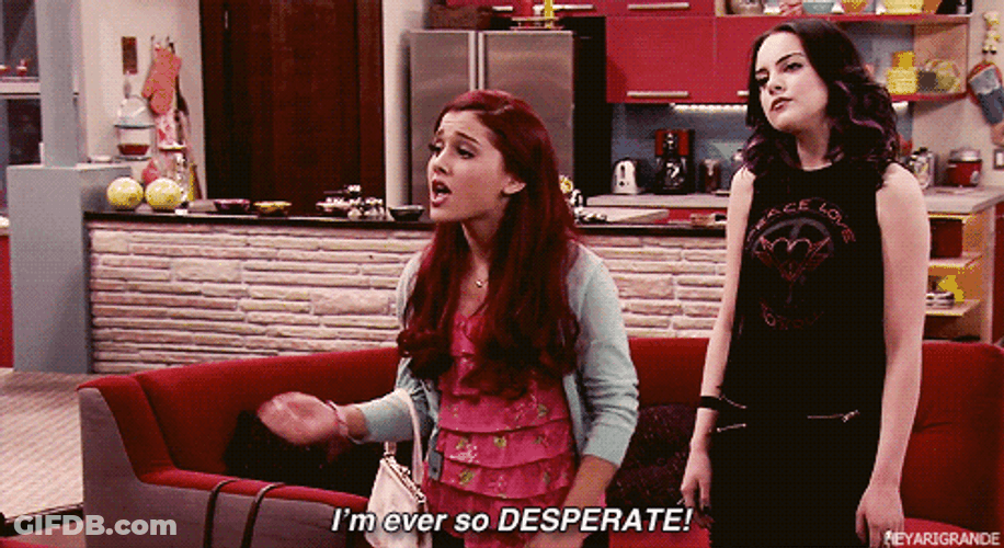 Elizabeth Gillies With Ariana Grande GIF