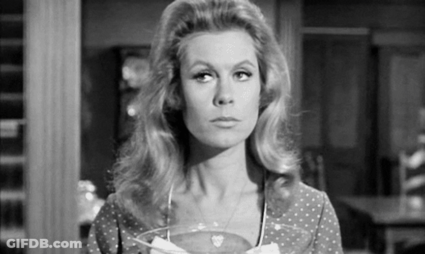 Elizabeth Montgomery Drinking Cocktail GIF