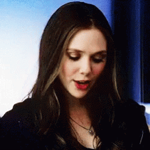 Elizabeth Olsen Rawr Expression GIF