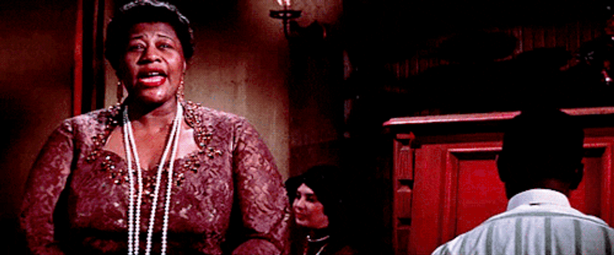 Ella Fitzgerald And Man Playing Piano GIF
