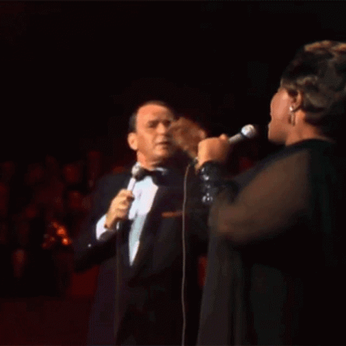 Ella Fitzgerald Frank Sinatra Pointing GIF