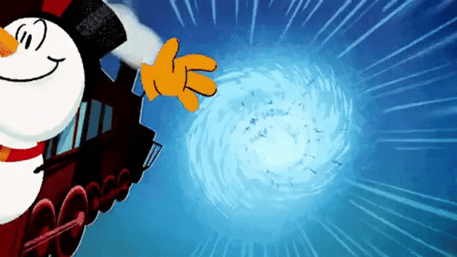 Ella Fitzgerald Frosty The Snowman Waves GIF