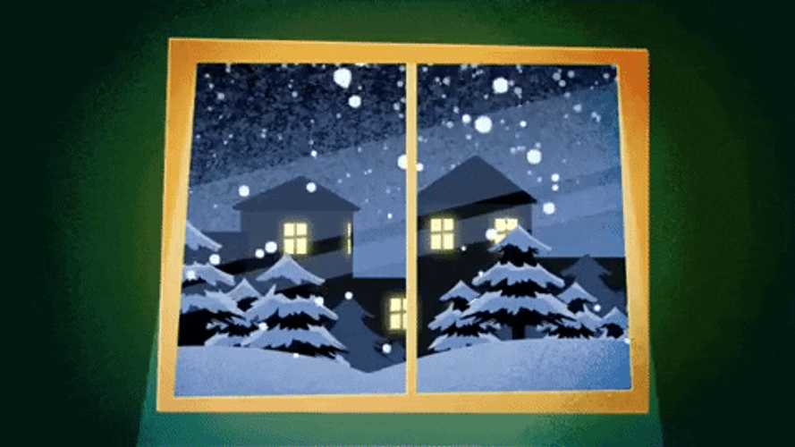 Ella Fitzgerald Frosty The Snowman Window GIF