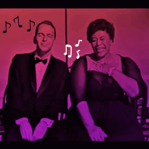 Ella Fitzgerald Laughing GIF