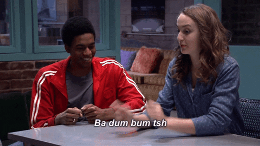 Ella Jonas Farlinger Imitating Rim Shot GIF