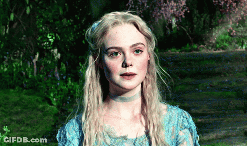 Elle Fanning Aurora Maleficent Movie GIF
