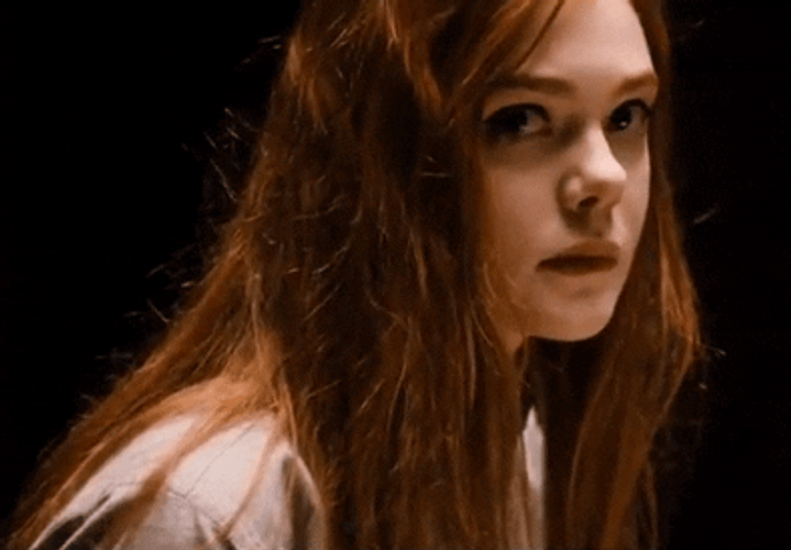 Elle Fanning Crying Heartbreak Vogue Photoshoot GIF