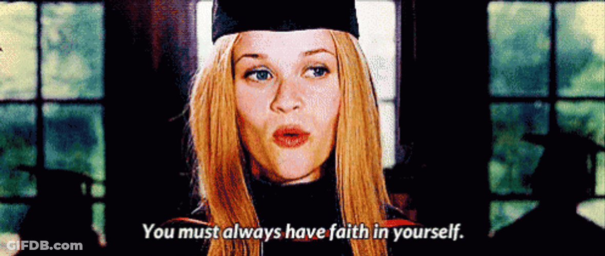 Elle Woods Faith In Yourself GIF