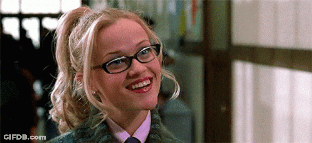 Elle Woods Making Arguments GIF
