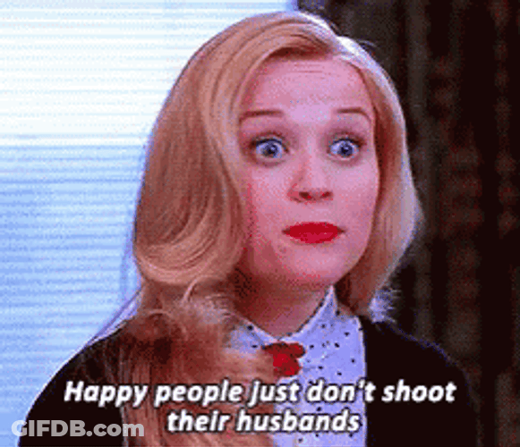 Elle Woods Shot Their Husband GIF