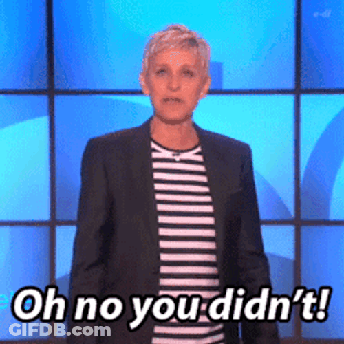 Ellen DeGeneres Come At Me Bro GIF