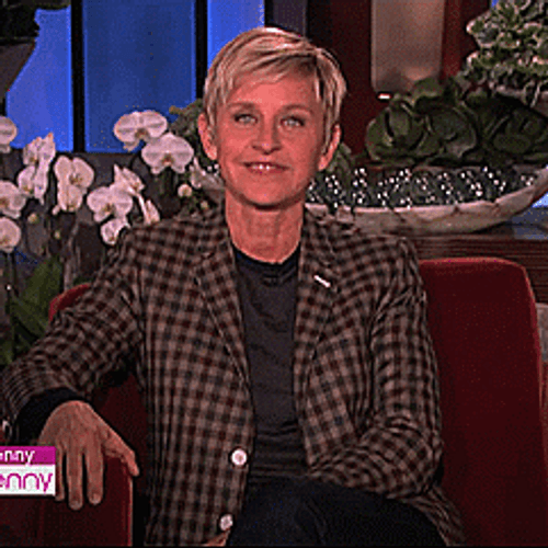 Ellen DeGeneres Nod GIF