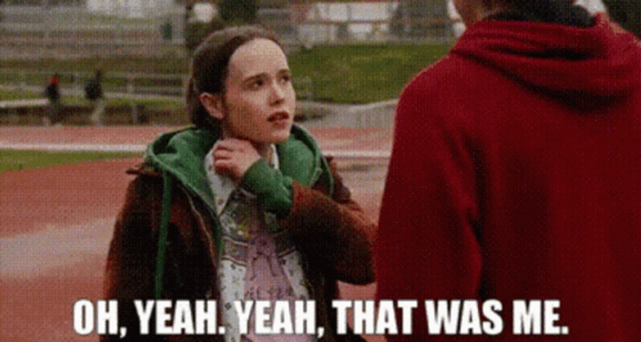 Ellen Page Confirmed It Was Me GIF