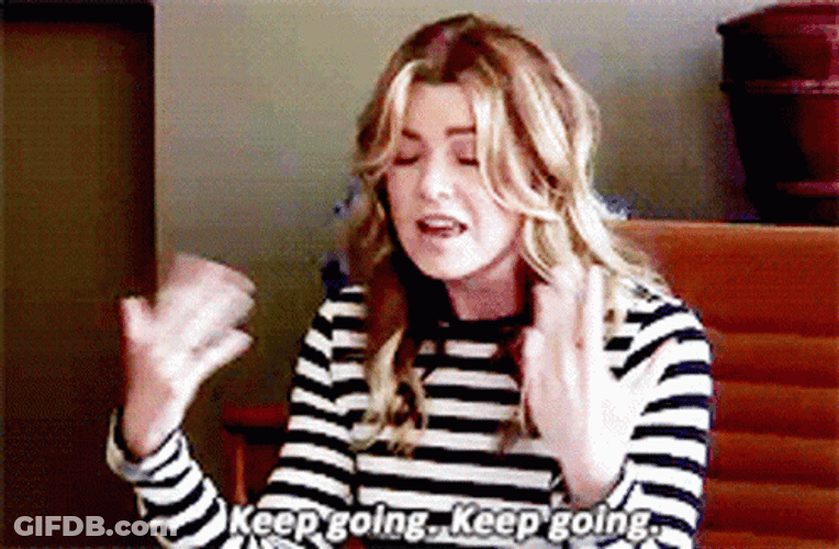 Ellen Pompeo Keep Going GIF