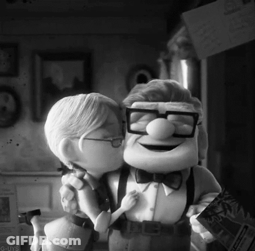 Ellie And Carl Up Amor GIF