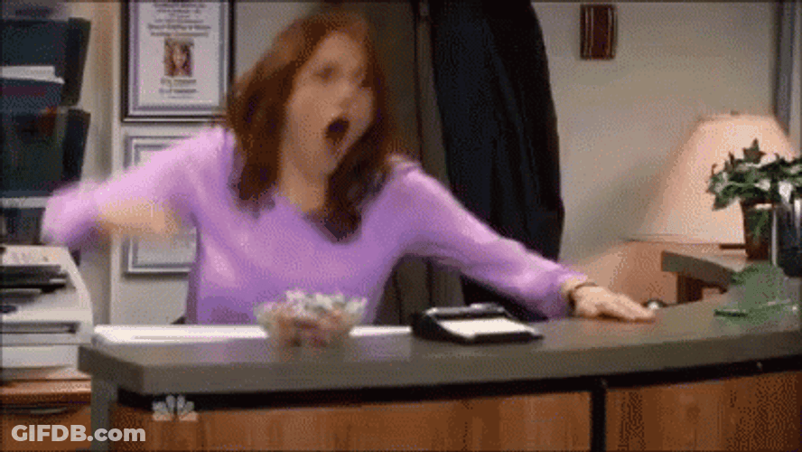 Ellie Kemper Shouting Go Go Go GIF