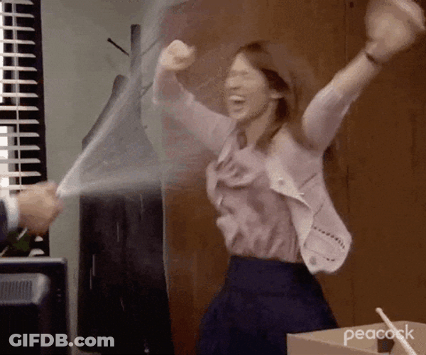 Ellie Kemper Yipee Celebrating GIF