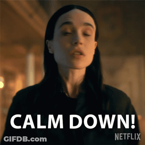 Elliot Page Calm Down GIF