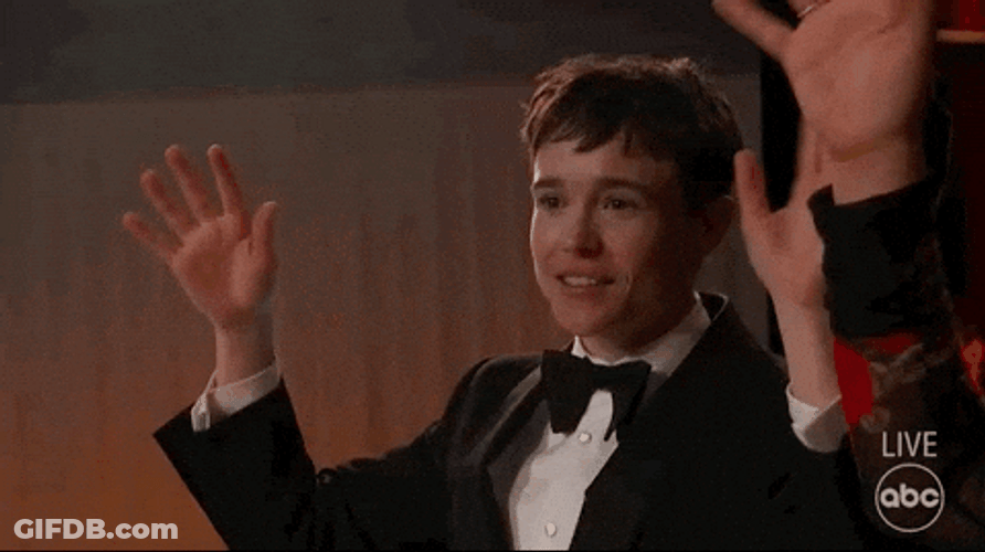 Elliot Page Sign Language Hand Twirl GIF
